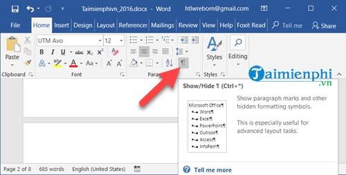 How to delete blank pages in word 2016 Picture 2