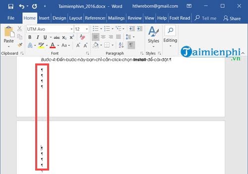 How to delete blank pages in word 2016 Picture 3