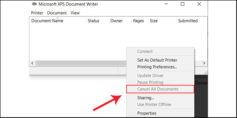 How to delete, cancel print orders on Canon, HP, Brother printers... immediately Picture 8