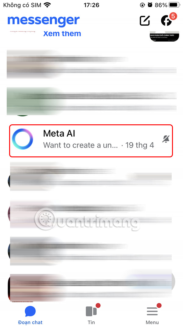 How to delete Meta AI chat history Picture 1