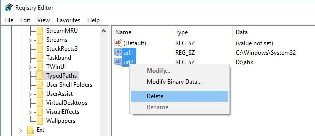 How to delete folder and file search history on File Explorer Picture 15
