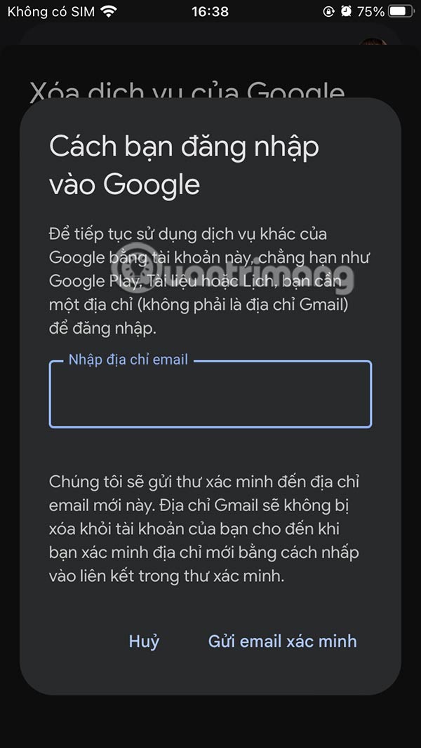 How to delete Gmail account without losing Google account Picture 7