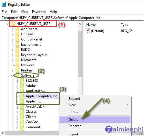 Picture 12 of How to delete iTunes, completely uninstall iTunes from your computer.