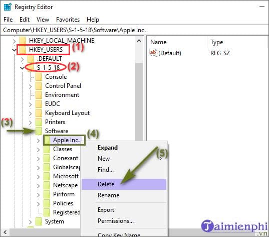 Picture 13 of How to delete iTunes, completely uninstall iTunes from your computer.