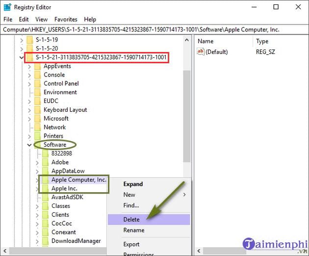 Picture 14 of How to delete iTunes, completely uninstall iTunes from your computer.