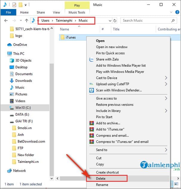 Picture 5 of How to delete iTunes, completely uninstall iTunes from your computer.