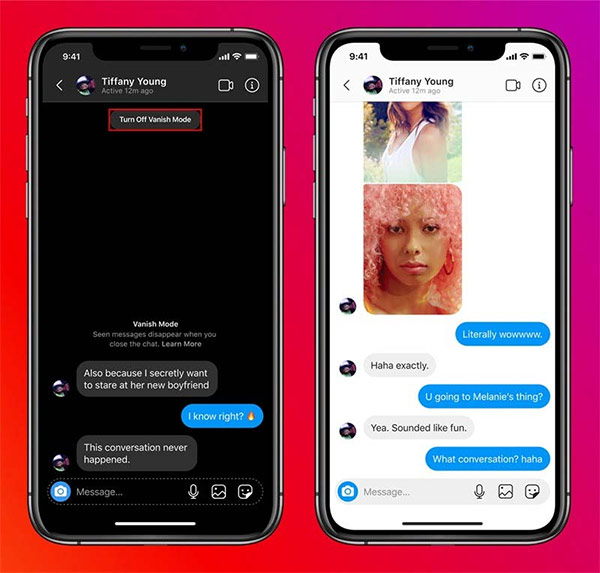 How to delete Messenger messages automatically using Vanish Mode Picture 2
