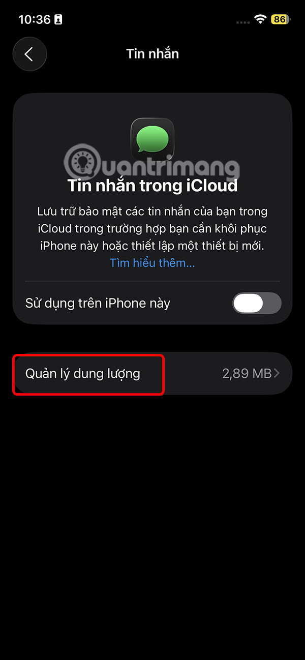 How to Delete Old Messages in iCloud on iPhone Picture 12