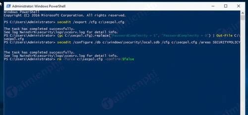 Picture 11 of How to delete or hide complex passwords on Windows Server 2016