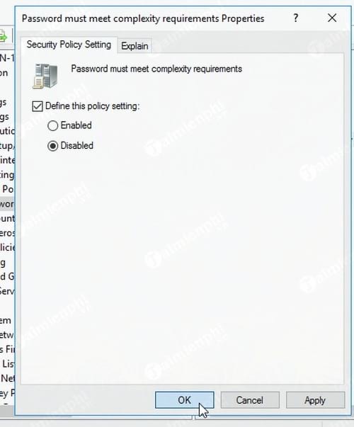 Picture 6 of How to delete or hide complex passwords on Windows Server 2016