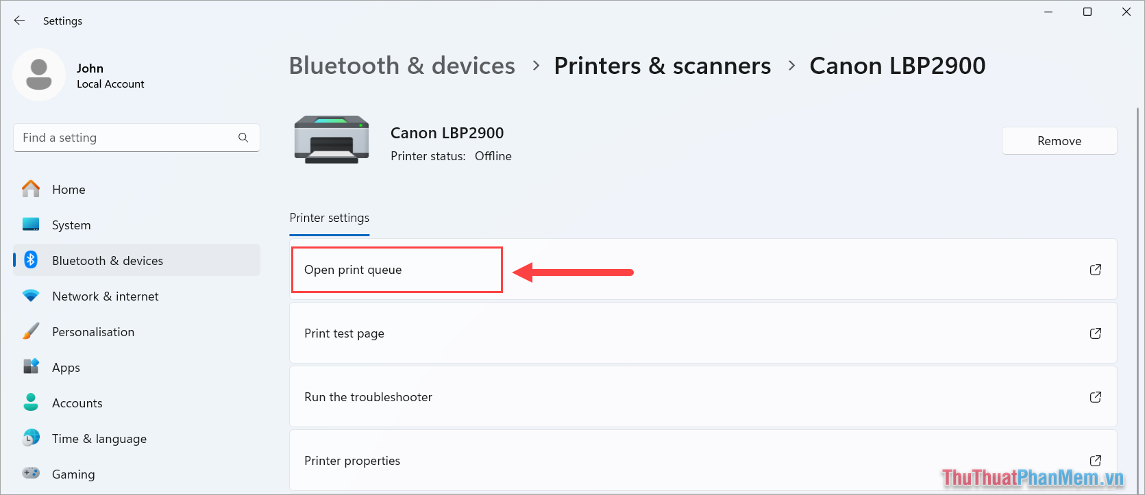 How to delete print jobs on Windows 11 Picture 5