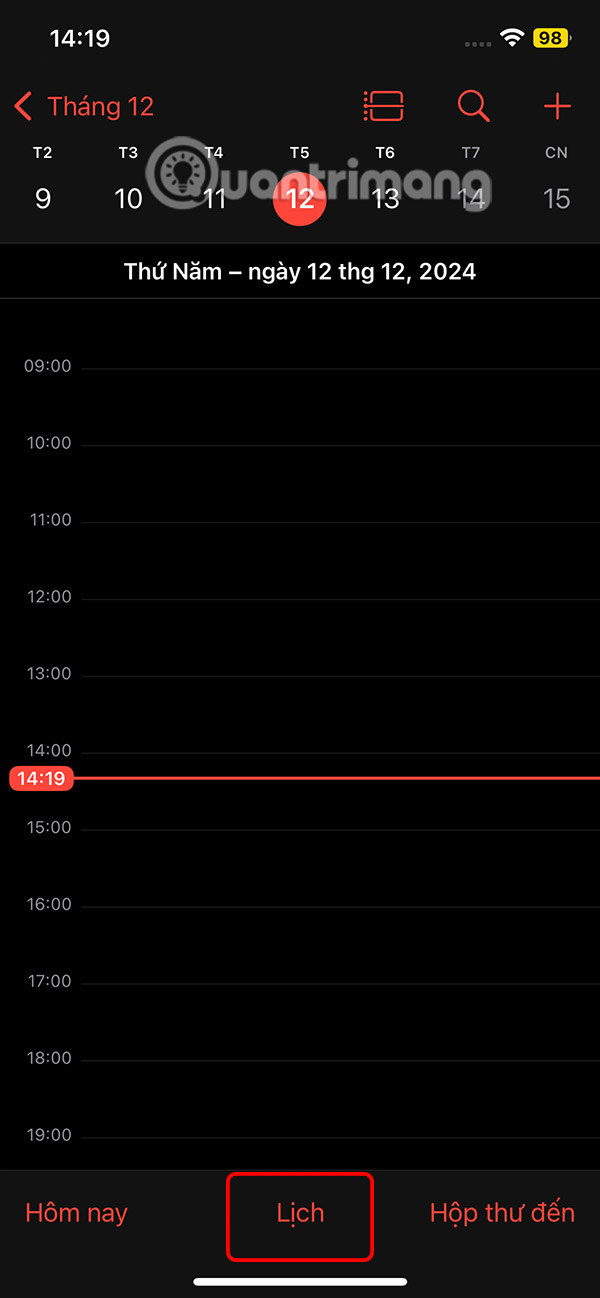 How to delete reminders from Calendar on iPhone Picture 1