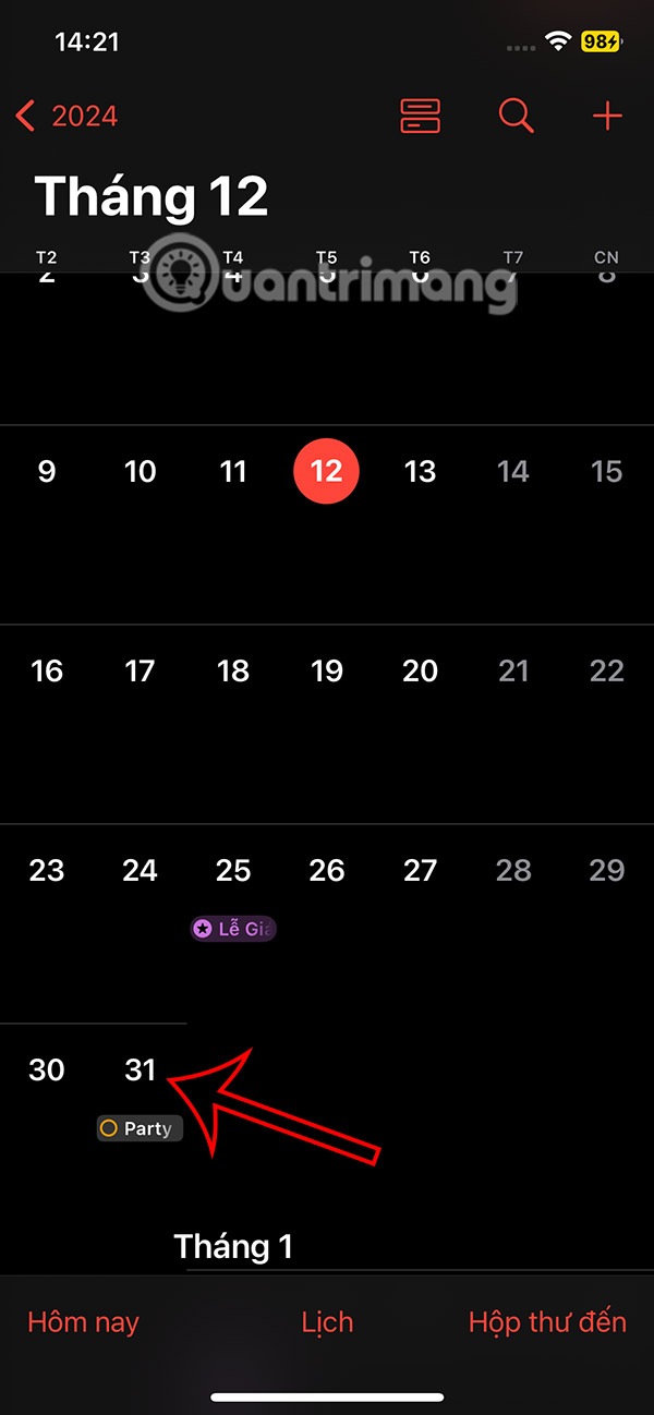 How to delete reminders from Calendar on iPhone Picture 4