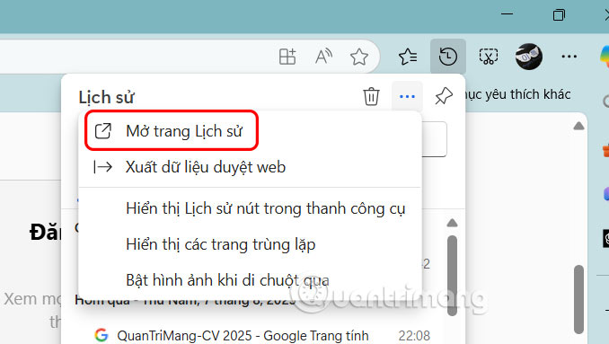 How to clear search history on Microsoft Edge Picture 4