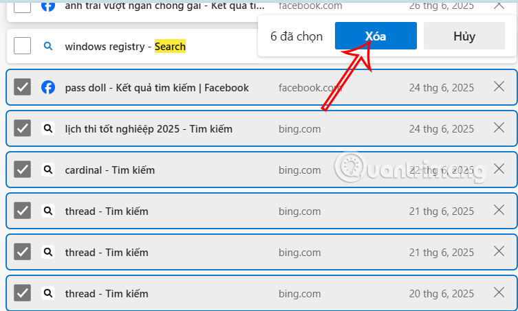 How to clear search history on Microsoft Edge Picture 7