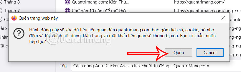 How to delete specific websites from Firefox history Picture 5