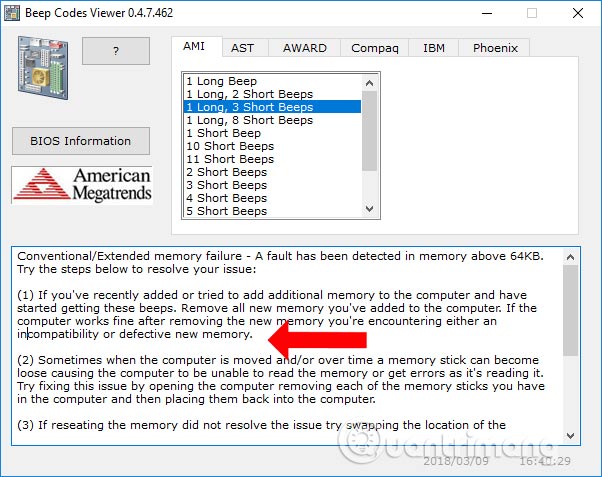 How to diagnose computer errors through beeps - Computer error reporting through beeps Picture 5