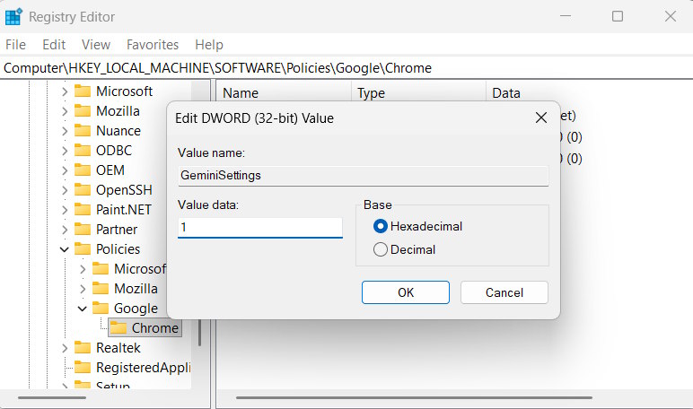 How to disable AI on the address bar and new tabs in Chrome. Picture 9
