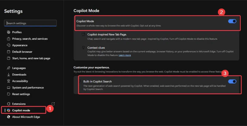 How to disable Copilot in Microsoft Edge Picture 3