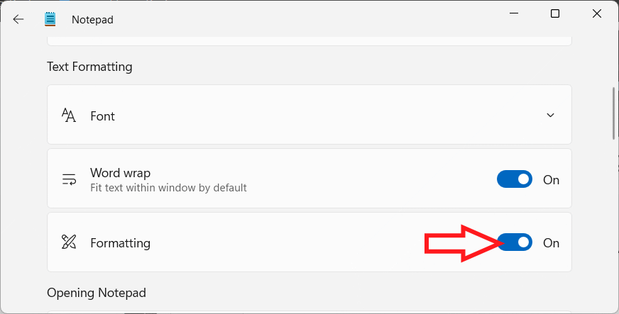 images 1 of How to disable formatting and Copilot in Notepad on Windows 11
