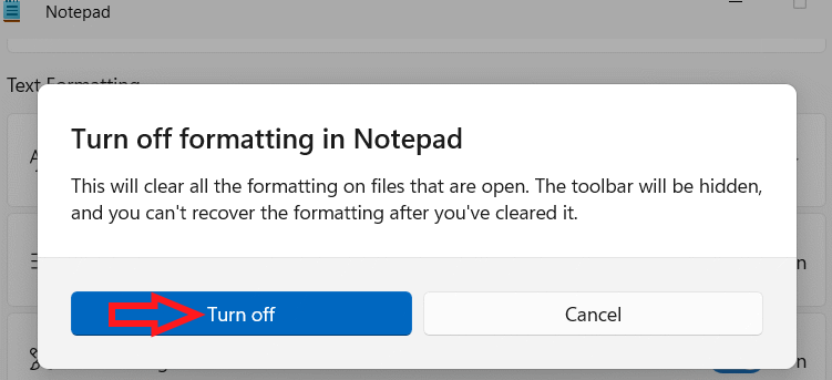 images 1 of How to disable formatting and Copilot in Notepad on Windows 11
