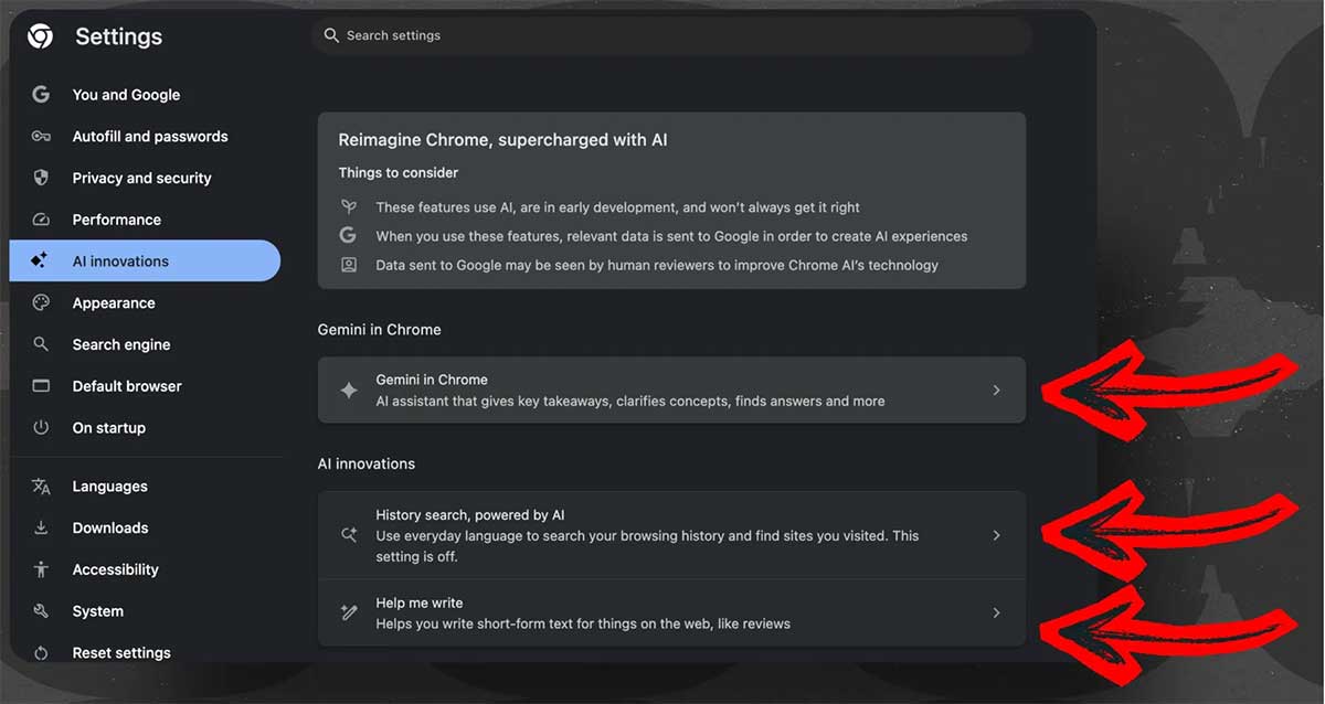 Picture 3 of The quickest way to disable Gemini in Gmail, Google Photos, and Chrome.