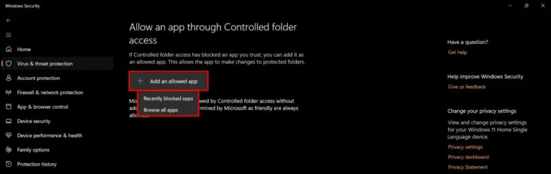 How to Disable Microsoft Defender for a Specific Application in Windows Picture 8