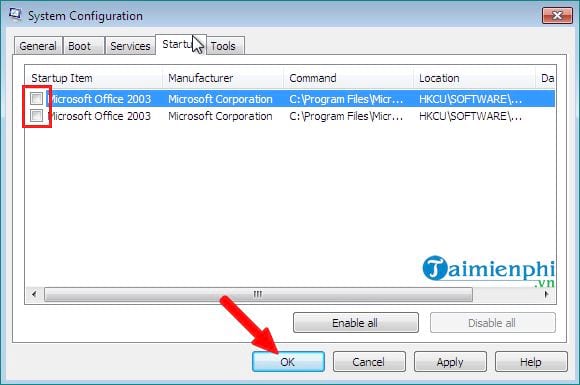 Picture 5 of How to disable software that starts with Windows 7