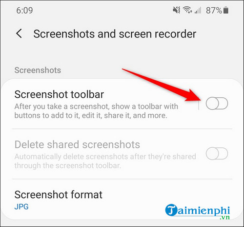 Picture 5 of How to disable the screenshot toolbar on Samsung Galaxy S20