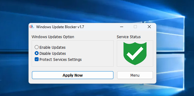 Picture 2 of How to disable Windows 10 updates, permanently block automatic Windows 10 updates.