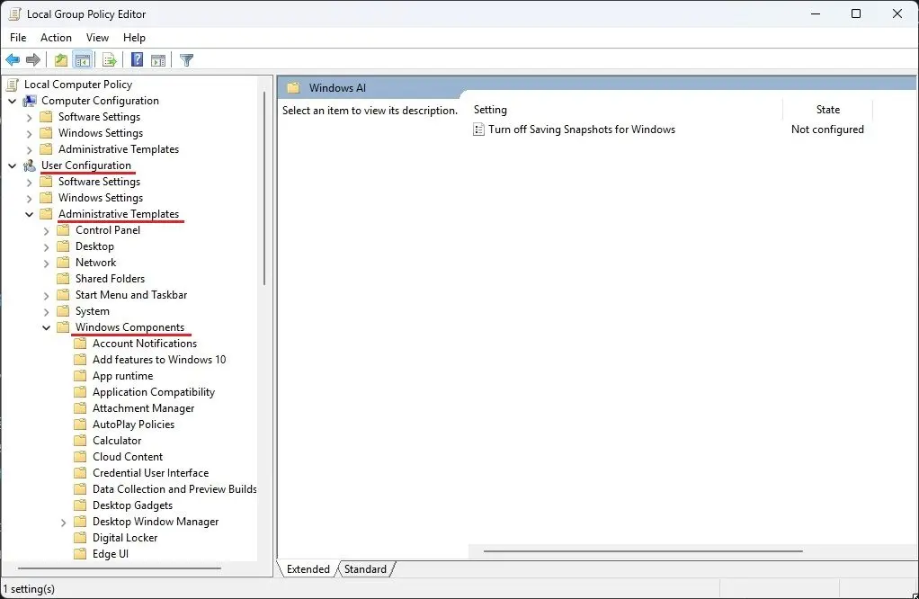 How to disable Windows Recall on Copilot+ PC Picture 12