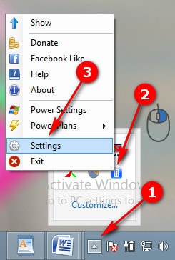 Picture 1 of How to display CPU and HDD temperatures on BatteryCare