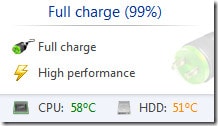 Picture 6 of How to display CPU and HDD temperatures on BatteryCare