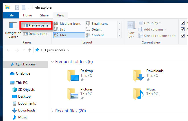 How to display File Explorer's Preview Pane on Windows 10/11 - TipsMake.com