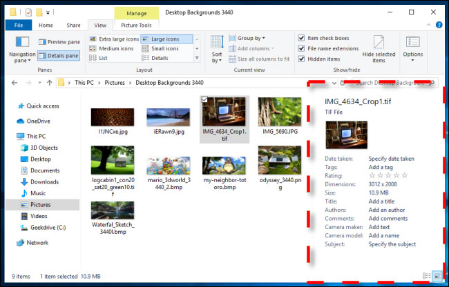 How to display File Explorer's Preview Pane on Windows 10/11 Picture 6