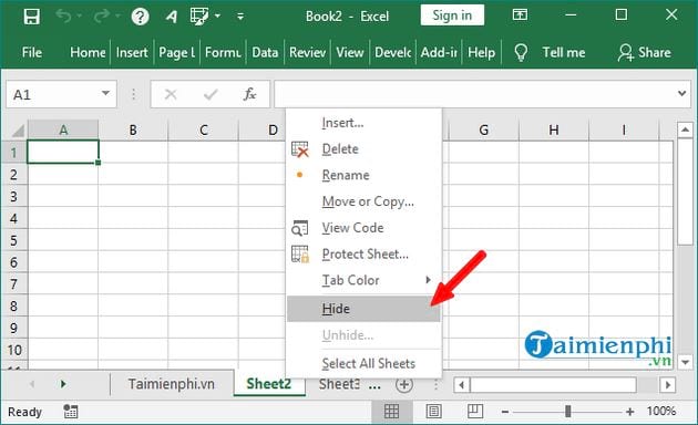 How to display Sheet Tab in Excel when hidden, not displayed Picture 5