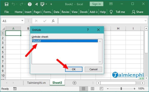 How to display Sheet Tab in Excel when hidden, not displayed Picture 7