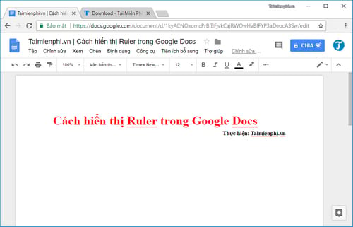 images 2 of How to display the Ruler in Google Docs