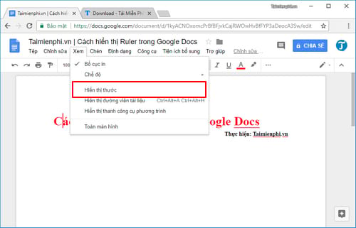 images 3 of How to display the Ruler in Google Docs