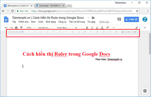 images 4 of How to display the Ruler in Google Docs