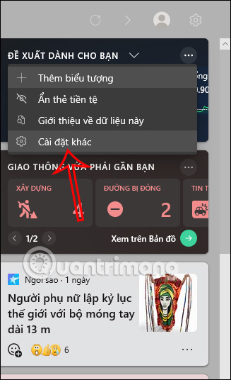 How to display weather widget on Windows 10 Taskbar Picture 5