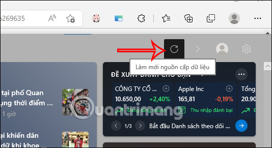 How to display weather widget on Windows 10 Taskbar Picture 7