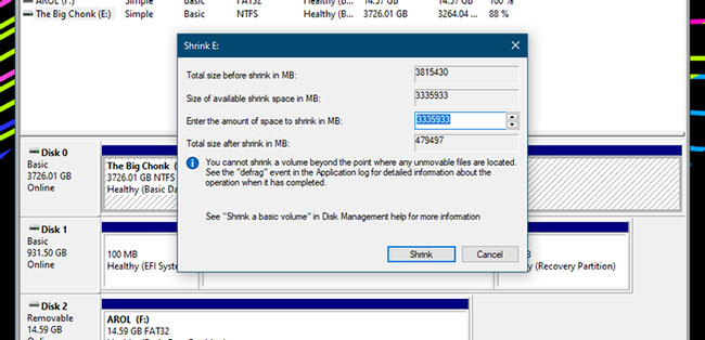 How to divide a hard drive on Windows 10 is extremely easy, anyone can do it Picture 9