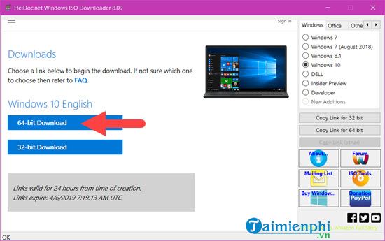 Picture 13 of How to download the original Windows 10 ISO file from Microsoft