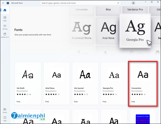 How to download and install fonts on Windows 11 simply Picture 3
