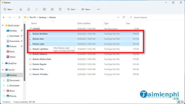 How to download and install fonts on Windows 11 simply Picture 8