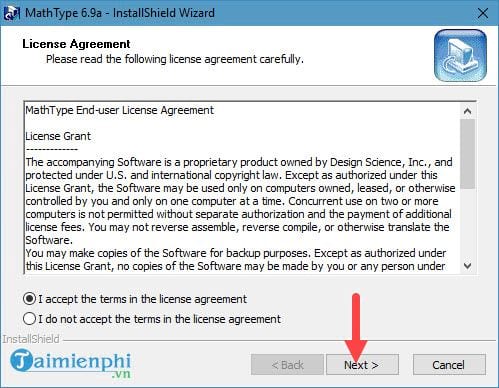 Picture 3 of How to download and install MathType on your computer