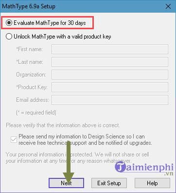 Picture 4 of How to download and install MathType on your computer