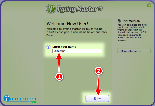 Picture 12 of How to download and install Typing Master 10, a software for typing with ten fingers.