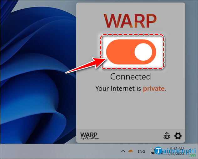 Picture 5 of How to download and install WARP 1.1.1.1 on your PC or laptop.